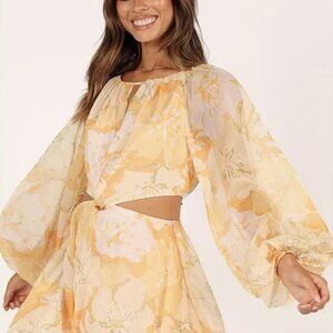 Petal & Pup Jamille Cutout Long Sleeve Dress Size XL NWT